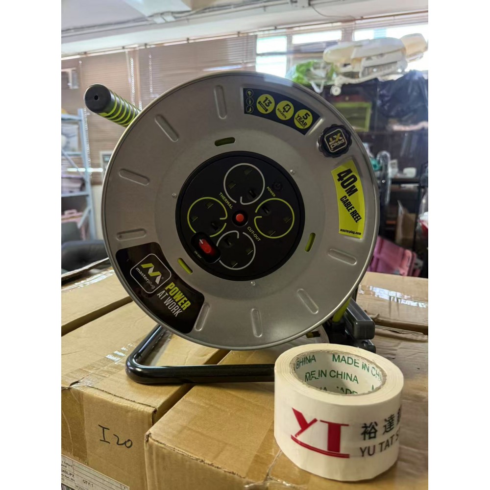 Masterplug OTLU40134SL 4X13A Sockets cable reel