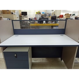 Office Table 多人組合職員台 ,帶鎖帶櫃職員辦公枱 ,單人雙人電腦工作枱 