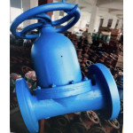 Manually operated diaphragm valve