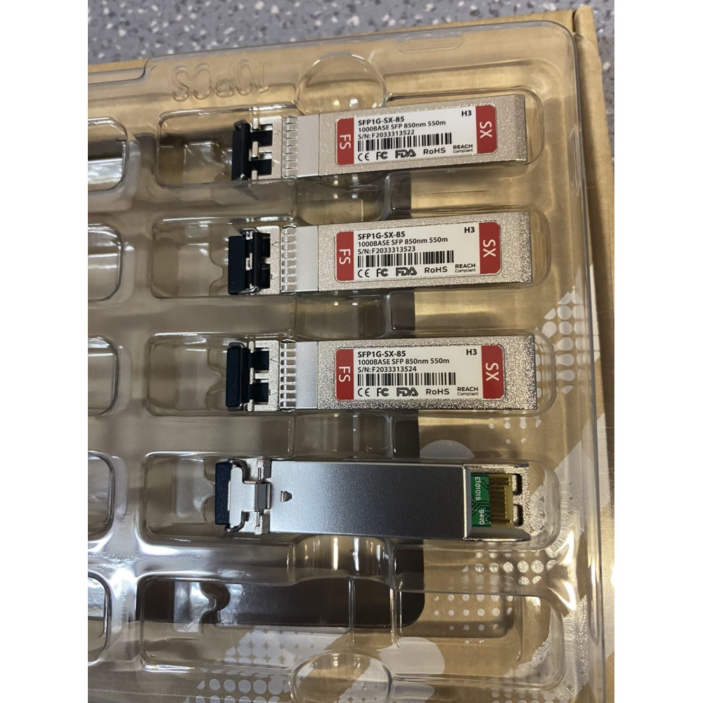 H3C SFP-GE-SX-MM850-A Compatible 1000BASE-SX SFP 850nm 550m DOM Duplex LC MMF Transceiver Module