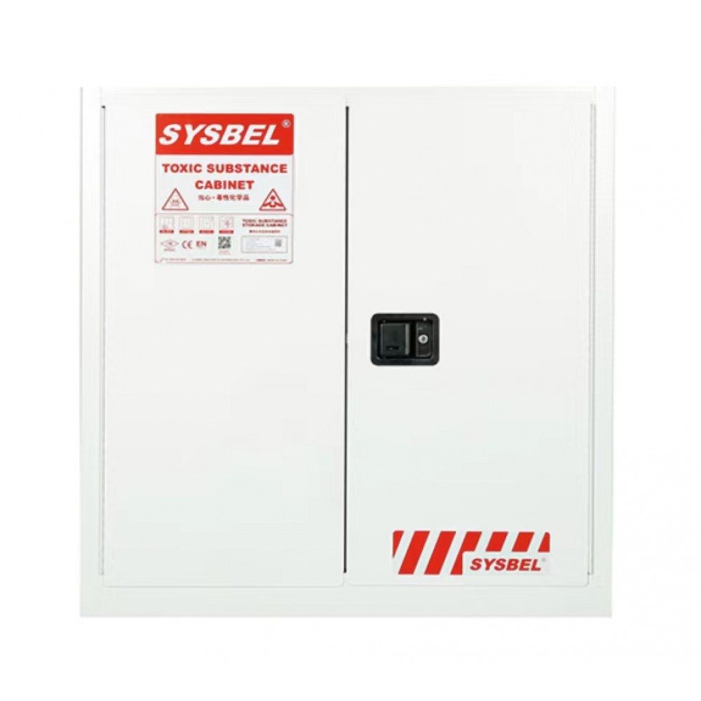 SYSBEL CE and FM Approved 30 Gal Toxic chemical safety storage cabinet