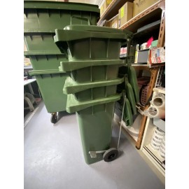 120L Mobile Garbage Bin ( Green ) 垃圾桶