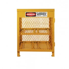 SYSBEL CE approved Placed Horizontally 4 LPG Cylinder Safety Storage Mesh Cabinet SYSBEL CE approved Placed Horizontally 4 LPG Cylinder Safety Storage Mesh Cabinet