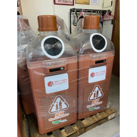 Bottle-shaped Plastic Waste Recycling Bin 