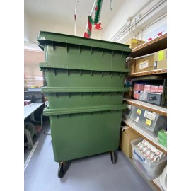 660L Mobile Garbage Bin ( Green ) 垃圾桶