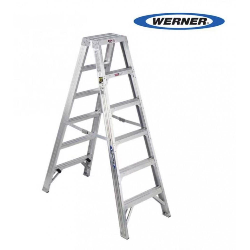 WERNER T400 Aluminum Twin Stepladder 雙面人字梯