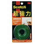 3M 思高® 超強力雙面膠貼 - 透明材料用 KTD-12