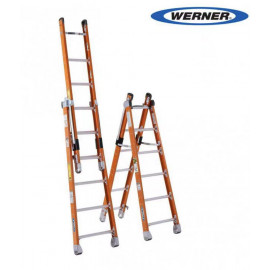 WERNER 7800 Fiberglass Combination Ladder 玻璃纖維多用梯