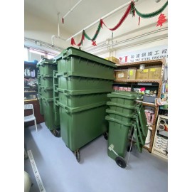 120L Mobile Garbage Bin ( Green ) 垃圾桶