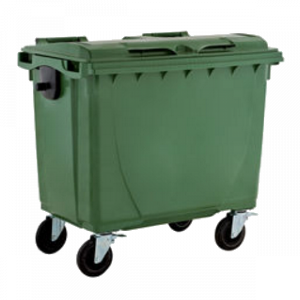 660L Mobile Garbage Bin ( Green ) 垃圾桶