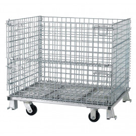 32 x 40 x 34 – Wire Bulk Container with 1/2 Drop D..