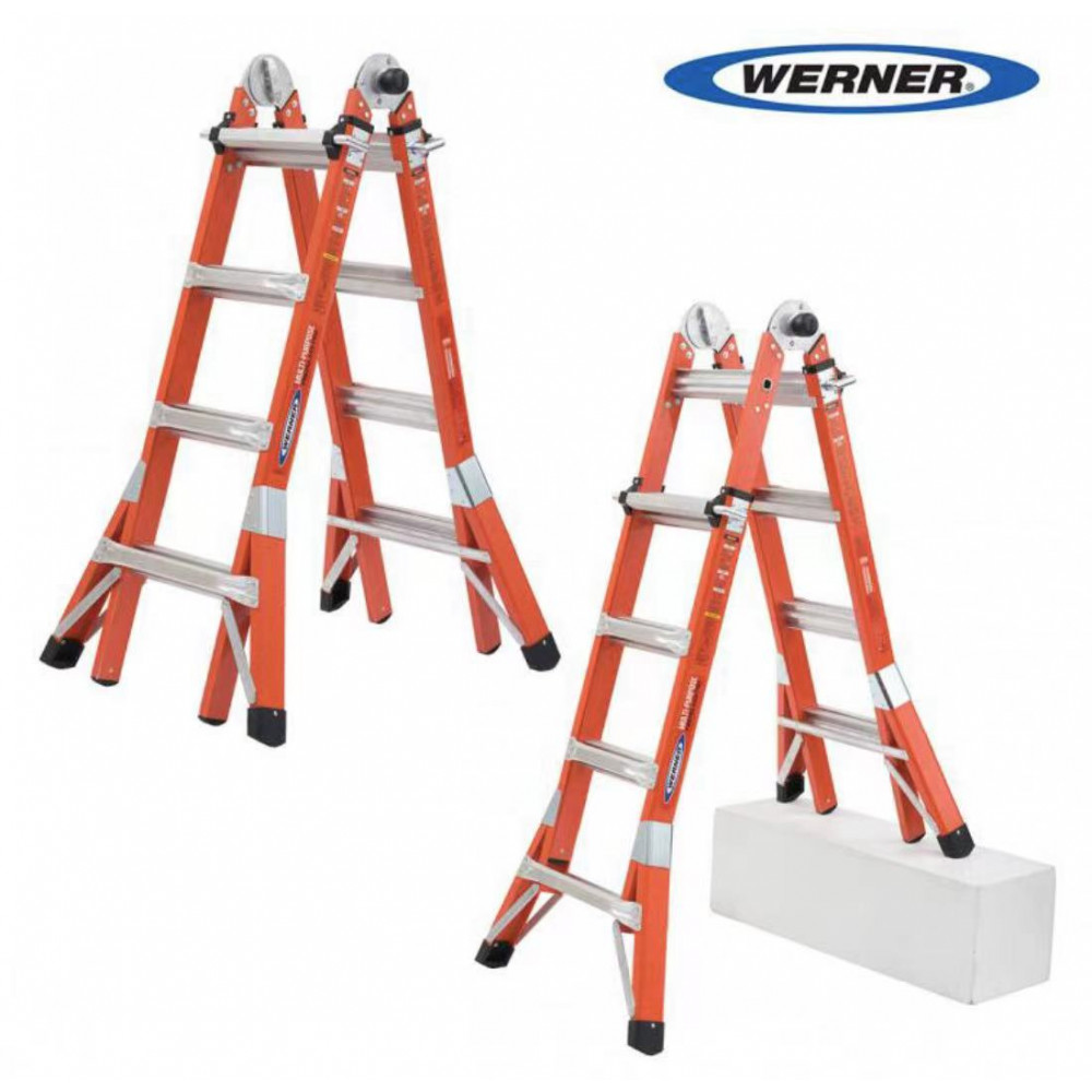 WERNER FMT Series Fiberglass Multi-Ladder 玻璃纖維多用梯