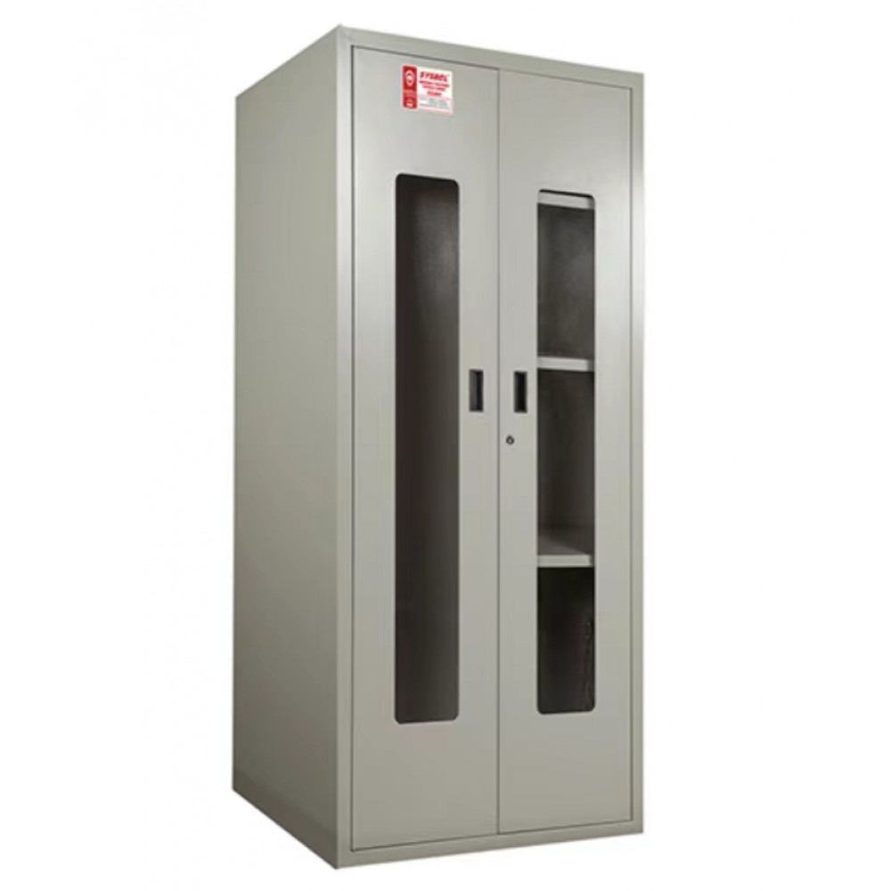 SYSBEL CE Approved Gray Emergency Equipment Cabinet (PPE Cabinet) with the Windows[45 Gal/170 L]