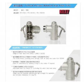 RILEY 3"316 stainless steel ball valve