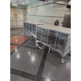 Tailor made stainless steel trolley