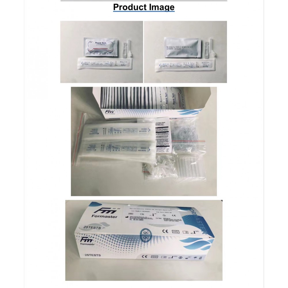 Formaster Kit Formaster New Coronavirus ( COVID-19 ) Antigen Rapid Test Kit ( swab )